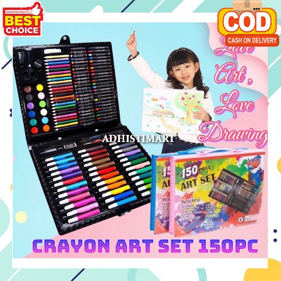 

Alat Melukis Non Toxic Crayon Set Anak Oil Pastel Warna Cerah Colouring Set Alat Tulis Anak Tk Sd Tidak Beracun Krayon Set Pensil Warna Lengkap Perlengkapan Menggambar Drawing Stationary Alat Mewarnai Anak Perempuan Laki Az 150Pcs Crayon Set Pensil W