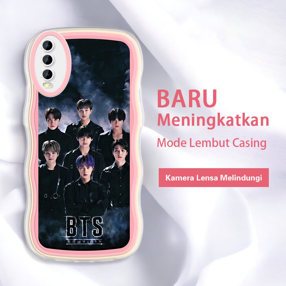 Vivo Y20 Y12A Y12S Y17 Y15 Y12 Y20I Y20S Y20SG 2121 3D BTS BangtanBoys bt21 Cool Kor Fashion Kesing 