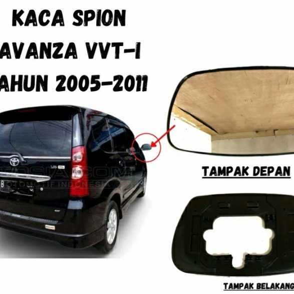 kaca spion electrik plus bracket avanza xenia vvti 2004-2011 - kiri