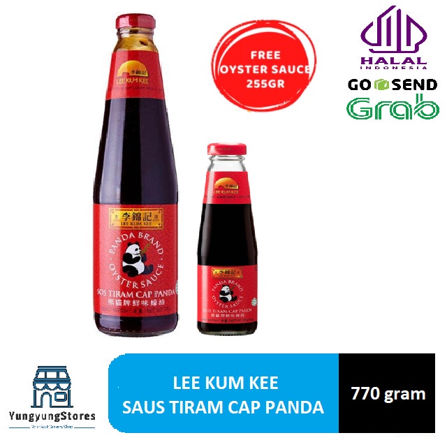 

Saus Tiram Panda Lee Kum Kee Oyster Sauce 770 Gram + 255 Gram Banded