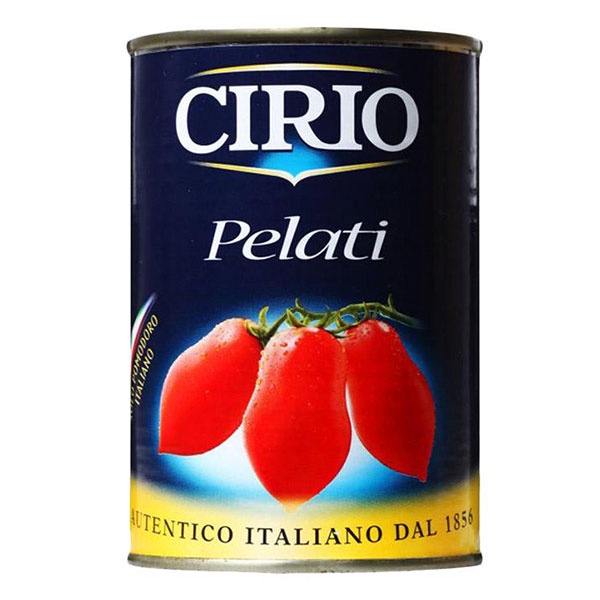 

CIRIO WHOLE PEELED TOMATOES 400 GR