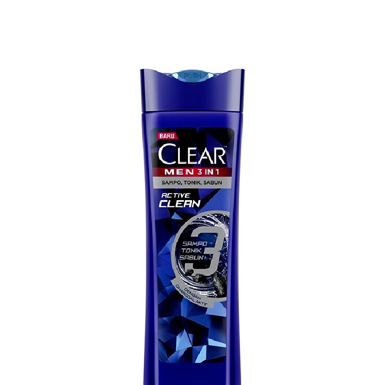 [ SALE ]  CLEAR Men 3-In-1 Shampo Active Clean 160 mL