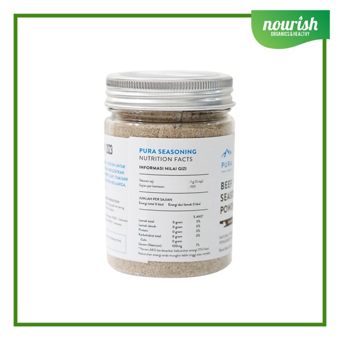 

Pura Seasoning Bumbu Yedap No Msg - Beef 100 Gr