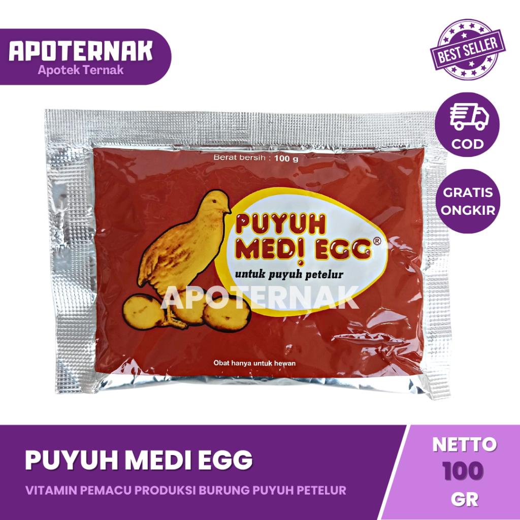 PUYUH MEDI EGG 100 gram | Vitamin Burung Puyuh Petelur | Pemacu Produksi Burung Puyuh Petelur | Medion Best Seller