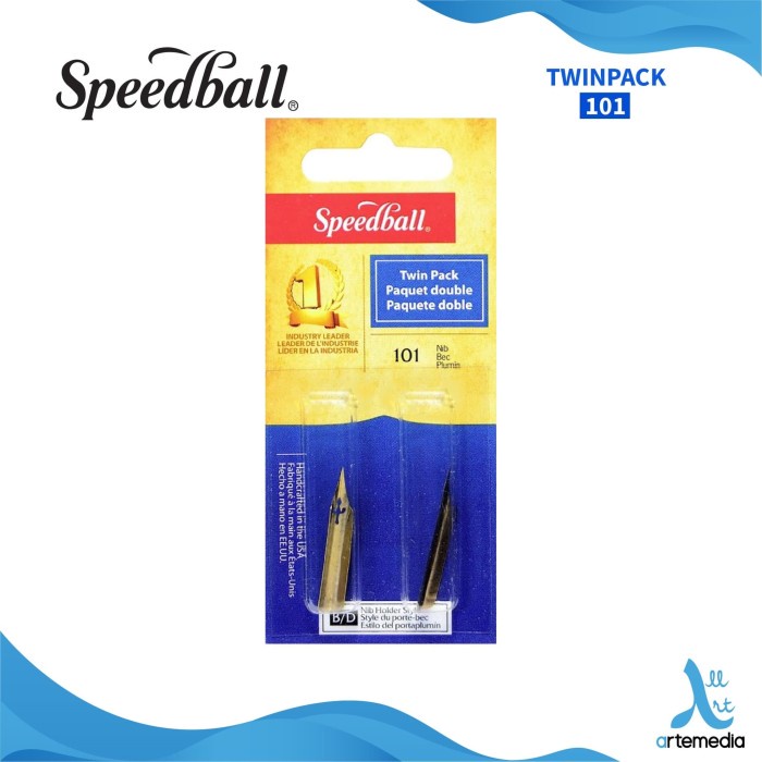 

Terlaris Mata Pena Kaligrafi Speedball 101 Nibs Twin Pack Calligraphy