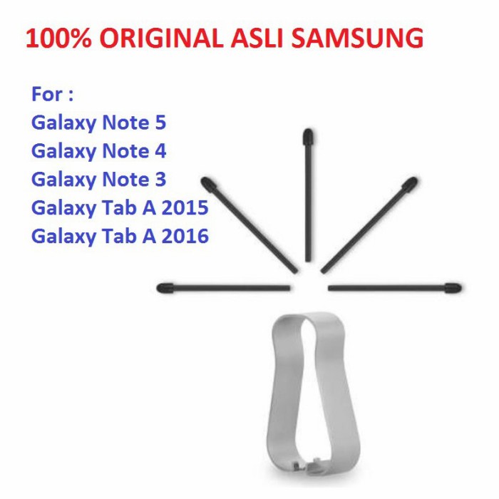

Terlaris Samsung Refill Tip Nib Ujung Mata Stylus S Pen Galaxy Note 5 4 3 Tab A