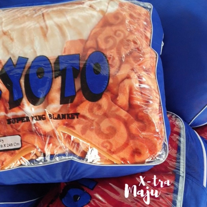 MUST HAVE SELIMUT TEBAL DEWASA JUMBO KYOTO - BIRU TERLARIS