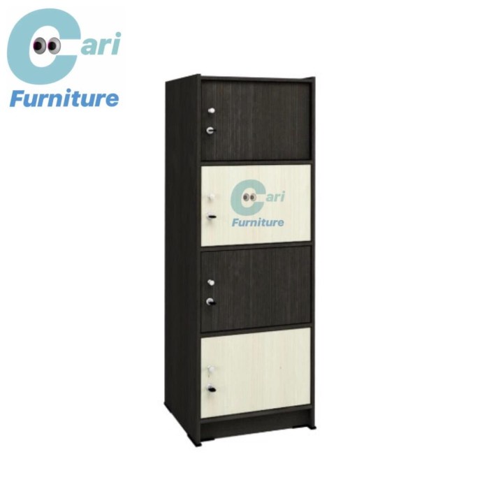 

Rak Locker Buku Lemari Serbaguna 4 Pintu Full Kunci #Carifurniture