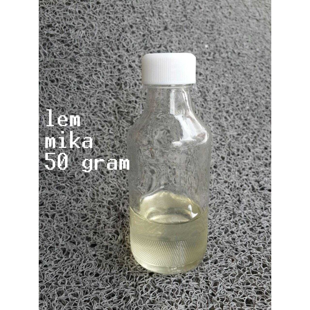 Lem Mika Plastik Bening Transparan (50 gram)