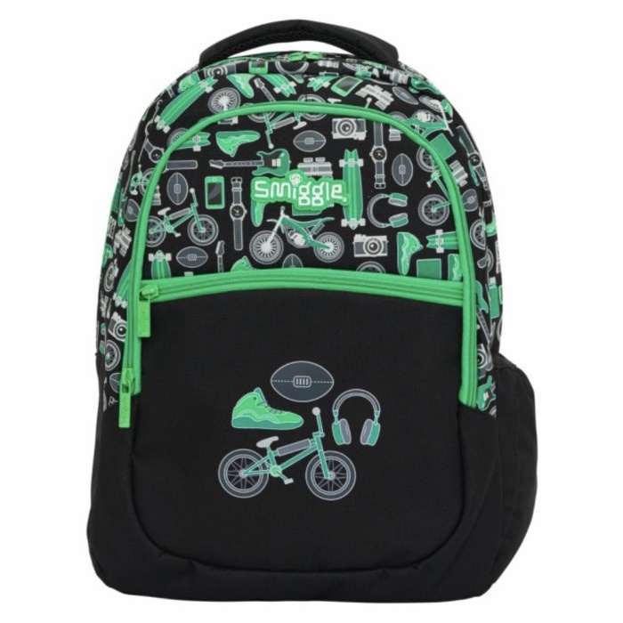 Smiggle Backpack Bag Far Away Flow By Cycle Sepeda Tas Ransel Anak Ori new
