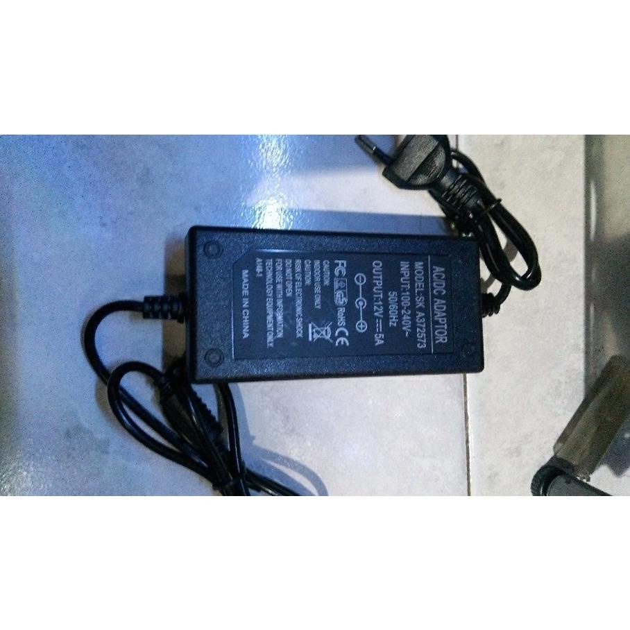 ENA491 Adaptor 12 Volt 5 Amper Murni Untuk Pompa DC ++