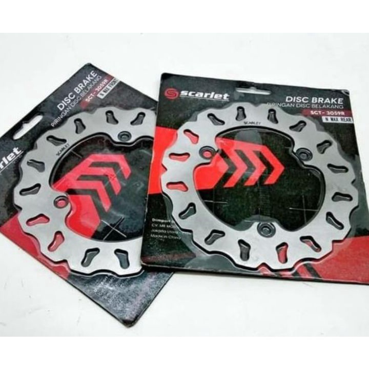 Disc Scarlet Original - Piringan Cakram Set Variasi Nmax 155 Old New Aerox 155