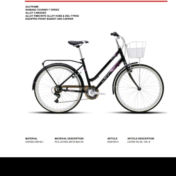 Terlaris Sepeda Polygon Lovina 26