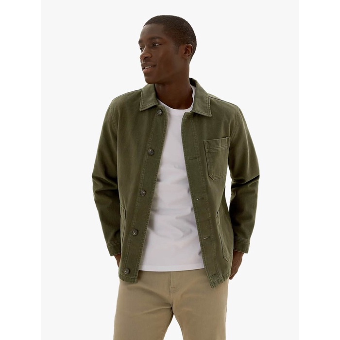 M&S - Jaket Pria - Cotton Twill Utility Jacket