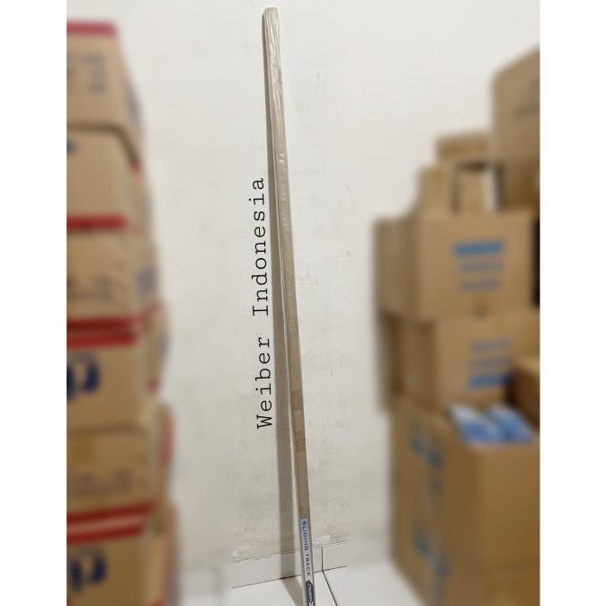 Rel Pintu Sliding/ Rail Sliding Door Galvanis A4 (2.1 Mtr)