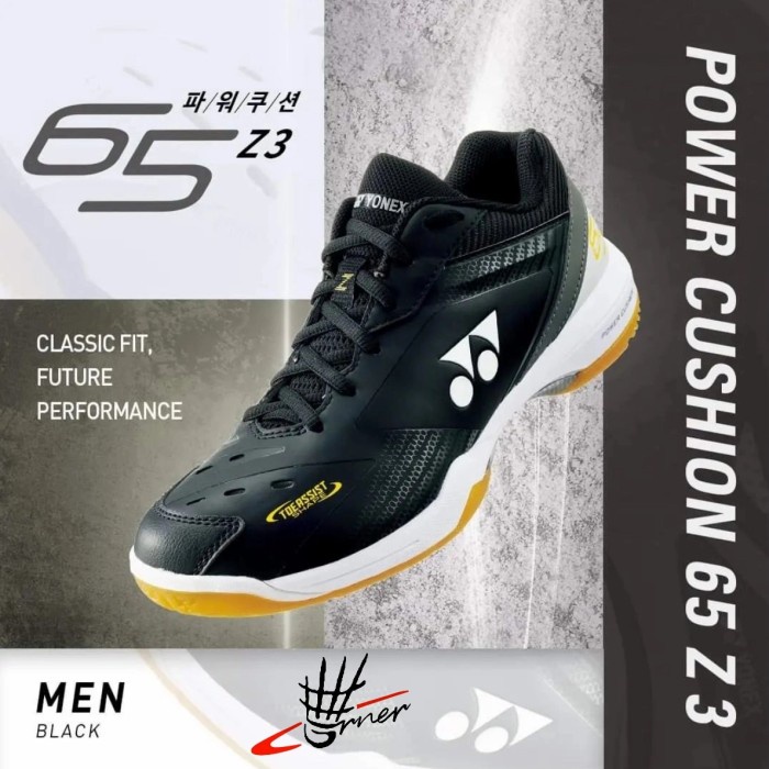 Terlaris Sepatu Badminton Yonex Shb65Z3M / Shb 65Z3M / 65Z3 / 65 Z3/ Z 3 Black