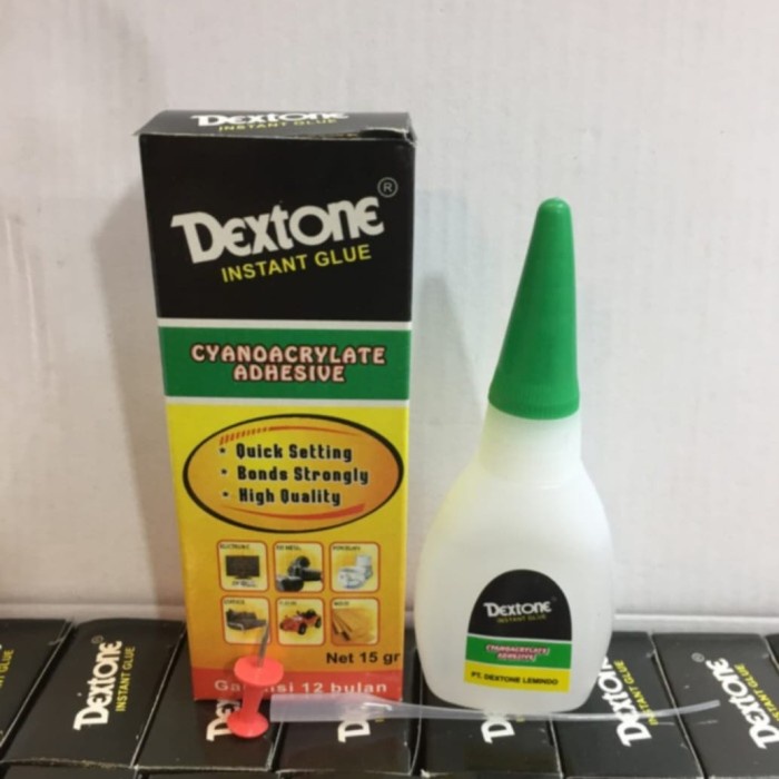 

Aurealiamall Lem Korea Dexton /Lem Tetes Dexton/Instant Glue Dexton (1 Box=50 Btl)