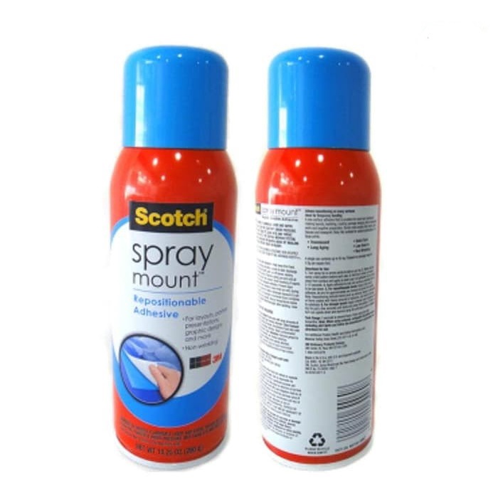 

Aurealiamall Lem Semprot 3M Spray Mount Tidak Permanen Non Permanent 6065 Serbaguna