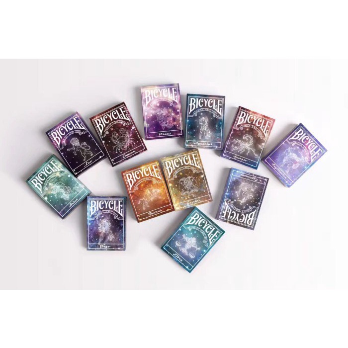 Terlaris Cardgame Bicycle Zodiac Playing Card Import America Limited Edition Zodiak Pack