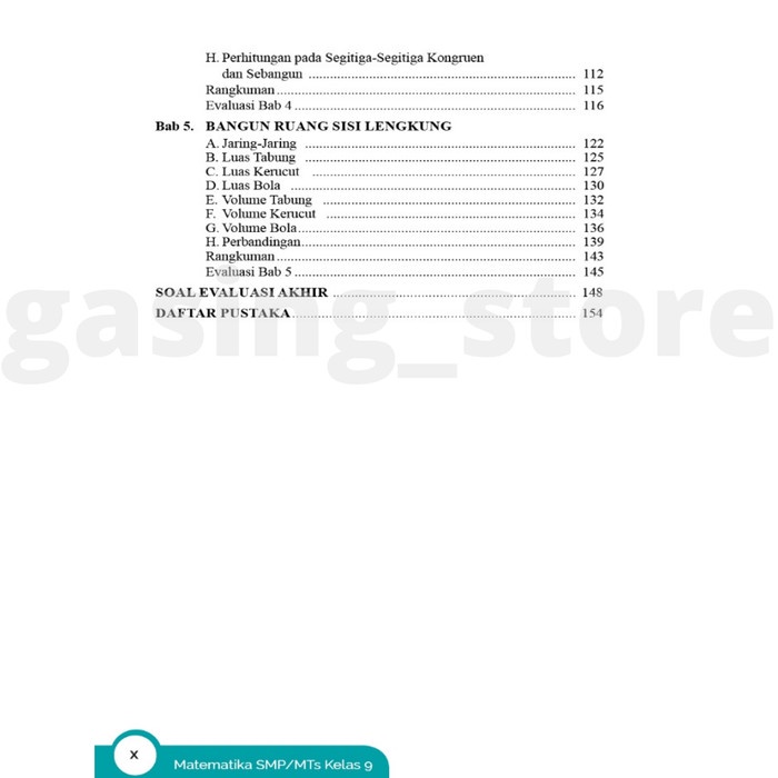 DISKON SPESIAL BUKU MATEMATIKA GASING SMP K13 KELAS 3 PROF. YOHANES SURYA P.HD. TERMURAH