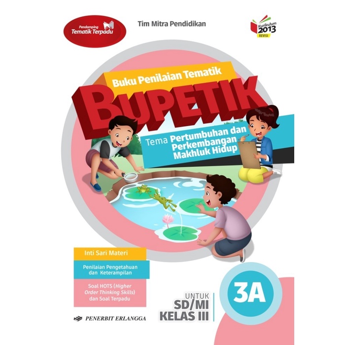 FLASH SALE BUKU BUPETIK 3A KELAS 3 SD PENERBIT ERLANGGA TERLARIS