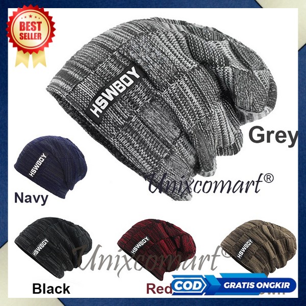 Beany Hat Caps Windter Kupluk Dewasa Cod Termurah New Premium Kupluk Casual Het Winter Topi Kupluj L