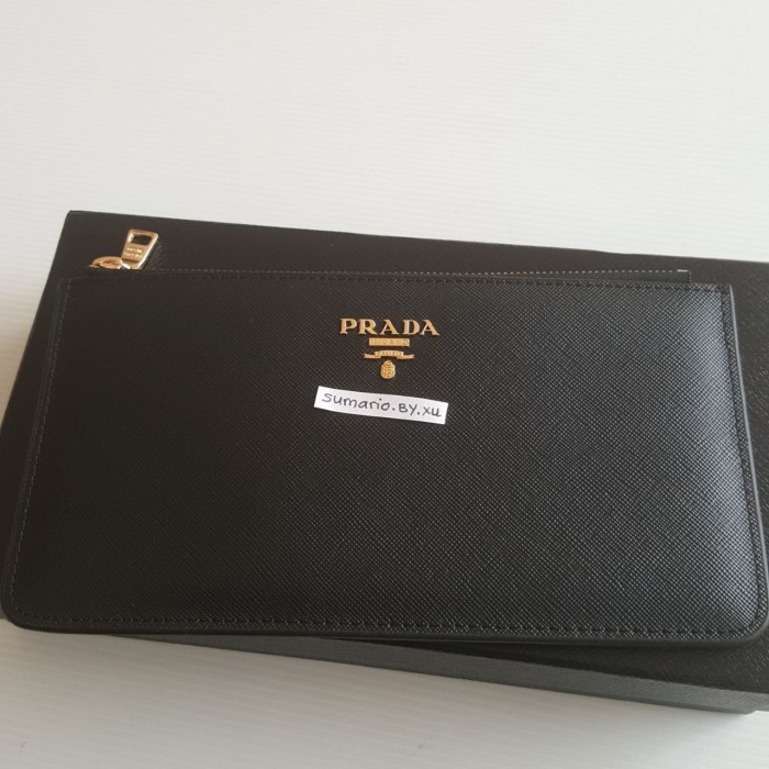 Best Seller Mini Clutch Mini Pouch Tas Bag Kulit Asli Prada