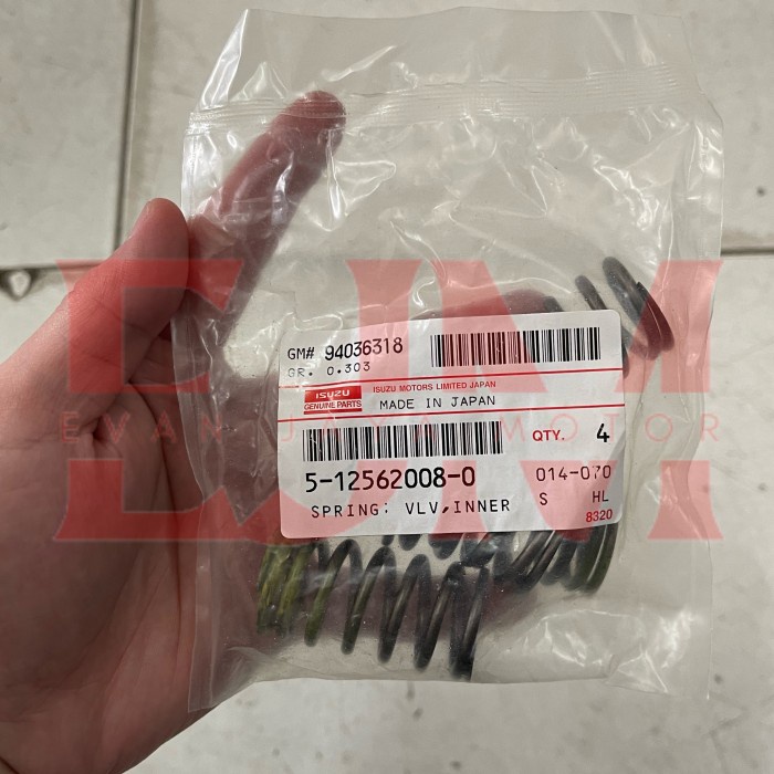 SPRING VALVE INNER / PER KLEP DALAM ISUZU 6BD1T 4BD1T ASLI 5125620080