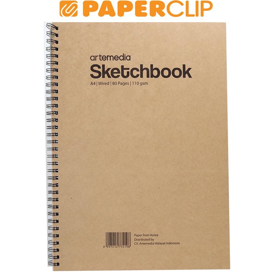 

Ready Stock.. SKETCHBOOK ARTEMEDIA WIRED CRAFT A4 110GSM 774198 IMI