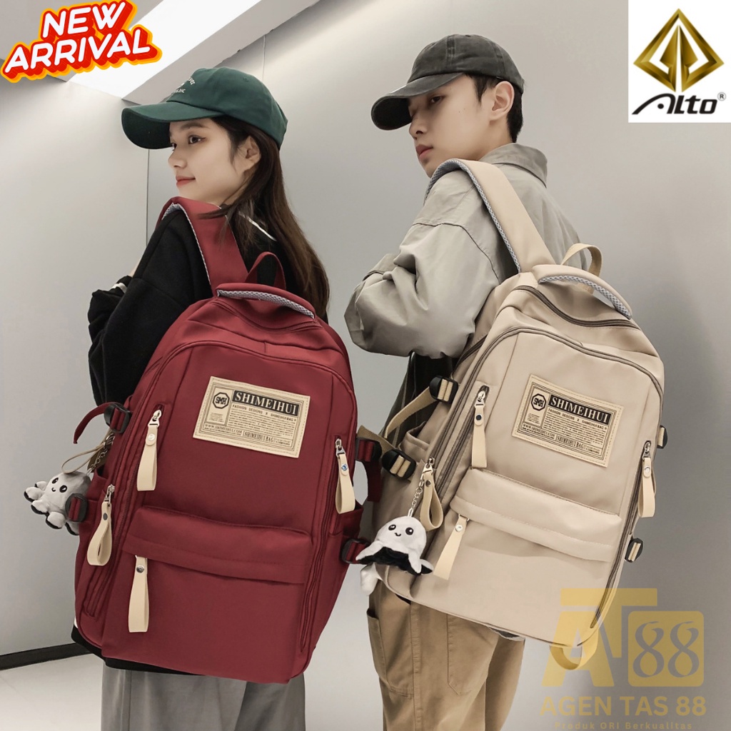 TAS RANSEL SEKOLAH WANITA KOREA IMPORT TAS SEKOLAH ANAK PEREMPUAN SD SMP SMA IMPOR ALTO ORI 35
