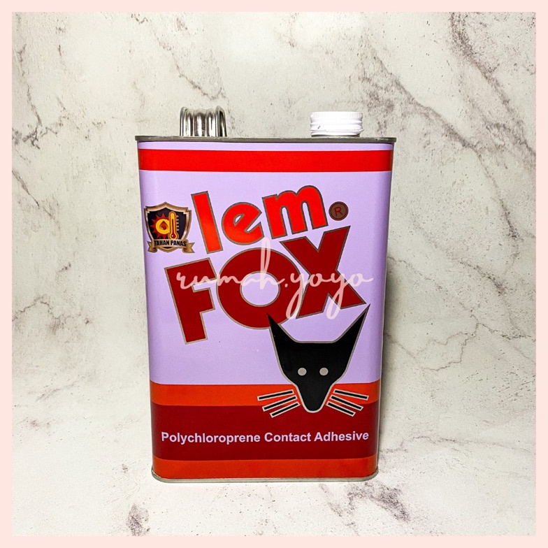 

Baru.. Lem Fox 2.5 kg / 2,5 kg / 2500 gram // Lem Kuning Kaleng Galon PNK