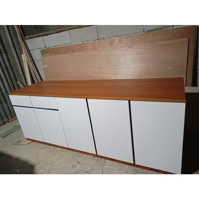 Peralatan Dapur - KITCENSET BAWAH RAK DAPUR MEJA KOMPOR TANAM DAN SLINK CUCI PIRING GLAS