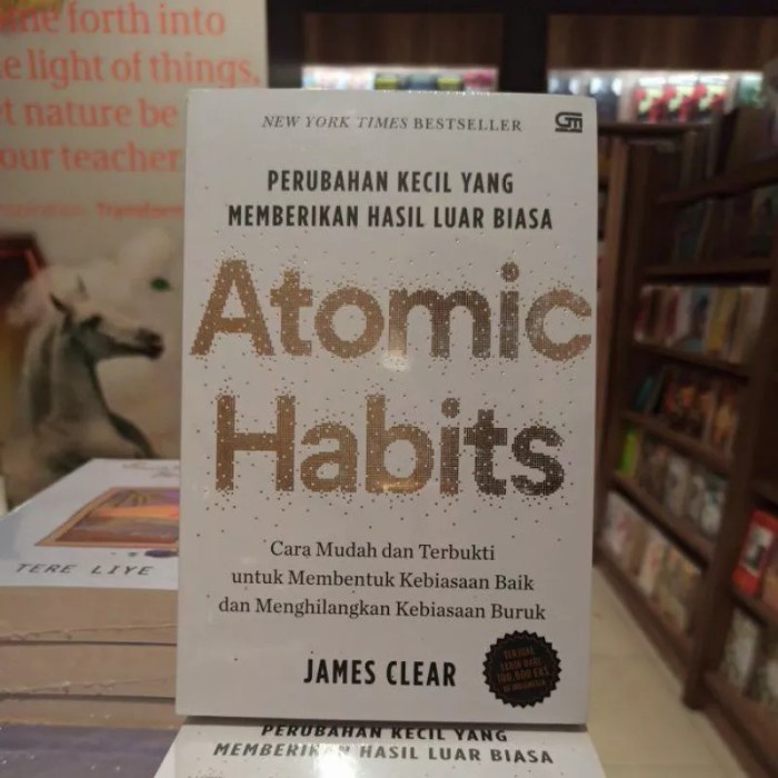 DISKON SPESIAL BUKU ATOMIC HABITS BAHASA INDONESIA ORIGINAL BY JAMES CLEAR TERMURAH