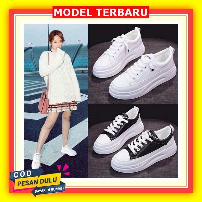Sneakers Wanita Casual Srs Sekolah Cewek Korean Style Import Murah Premium Quality Running Shoes Ter