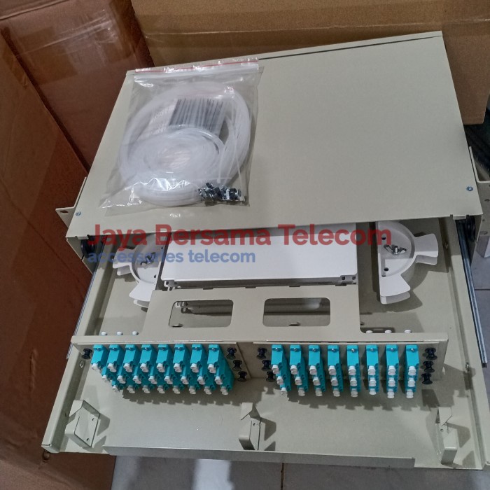 OTB Rack Sliding 96 Core LC-LC Duplex OM3 Multimode + Adapter Saja