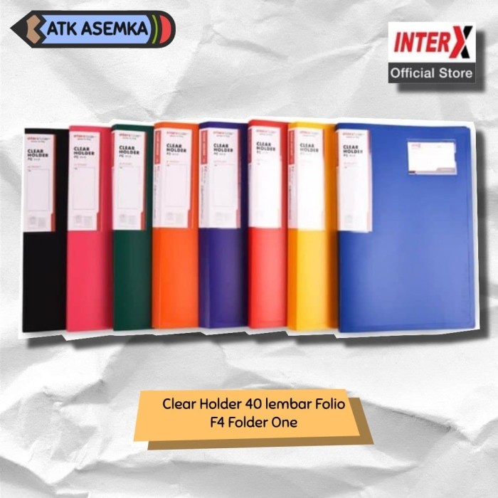 

Bestseller Clear Holder 40 Lembar Folio / F4 Folder One / Map