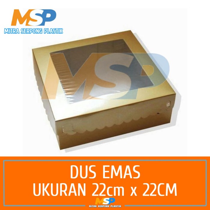

Bestseller Dus Emas/Gold Uk.25X25, 22X22, 20X20, 18X18 /10Pcs