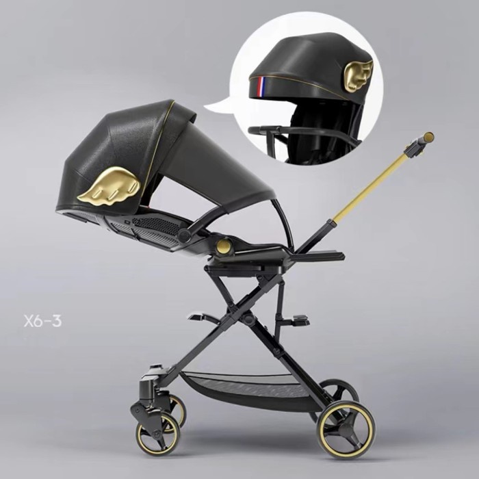 Terlaris Acc Stroller Playkids X6-3 Stroller Sepeda Bayi Lipat