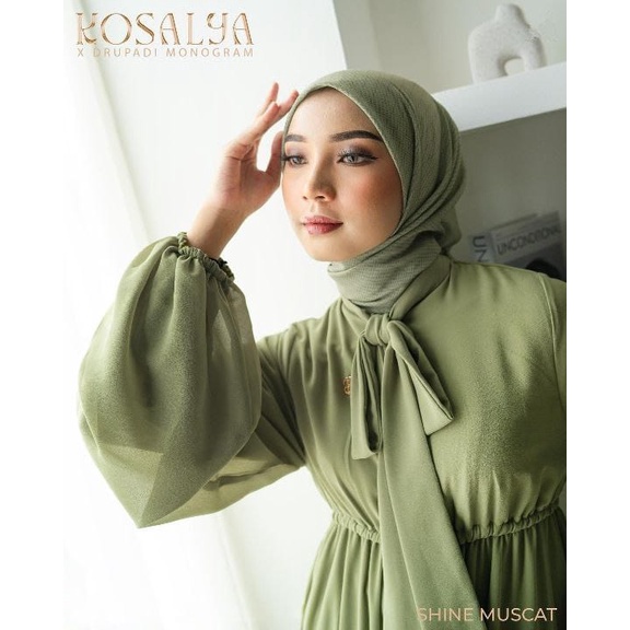 DRESS DURPADI07 wanita busui friendly bahan ceruty armany full furing