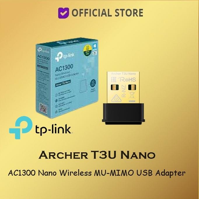 TP-LINK Archer T3U Nano AC1300 Nano Wireless MU-MIMO USB Adapter - T3U