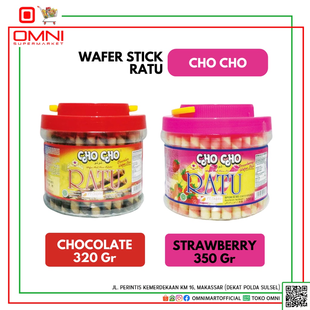 

Astor Cho Cho Wafer Stick Ratu Choco - Strawberry 320g