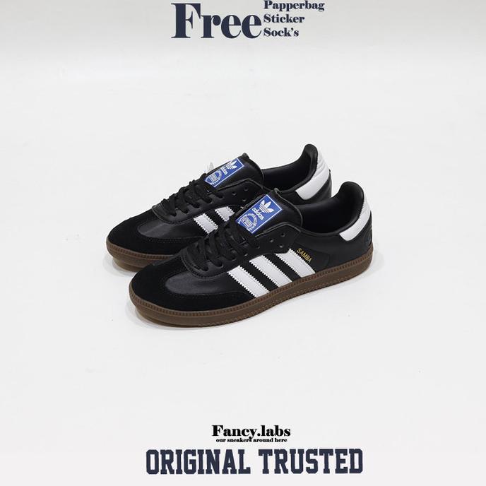 Adidas Samba Vegan Black White Gum Original BNIB