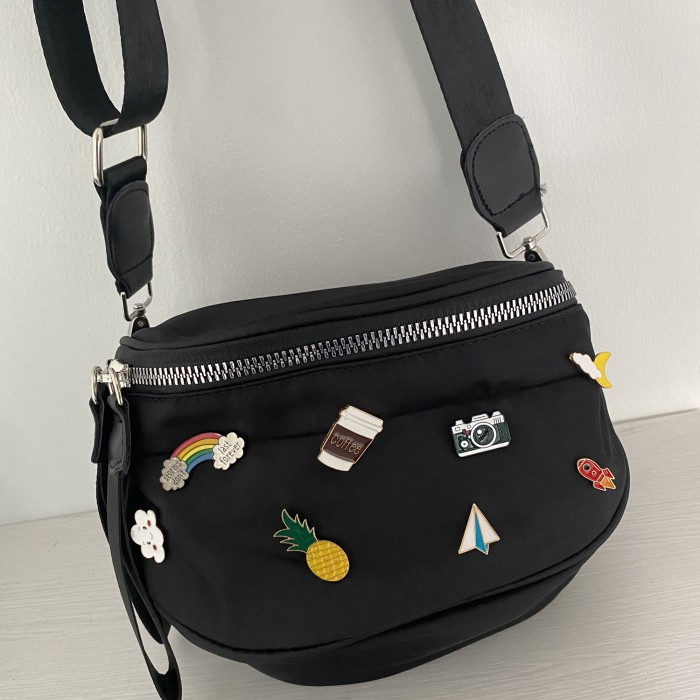 HOT SALE JASTIP TAS SELEMPANG WANITA NYLON BANGKOK / TAS PIN NYLON BANGKOK TERLARIS