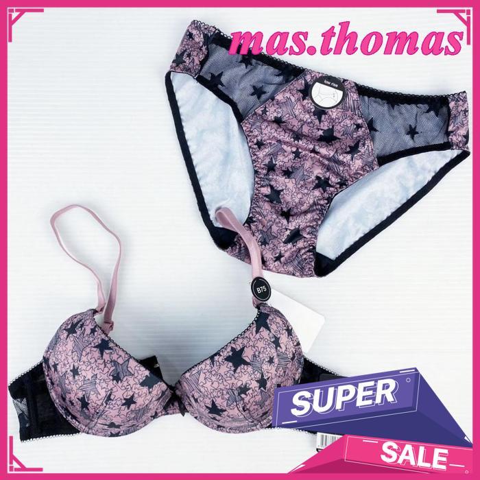 Bra Set Pierre Cardin 73502 (Dapat 1 Set Bra + Panty) Diskon