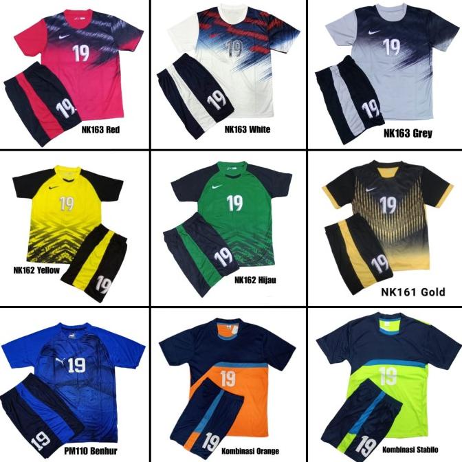 Setelan Kaos TIM Sepak Bola / Baju TEAM SET 18pcs