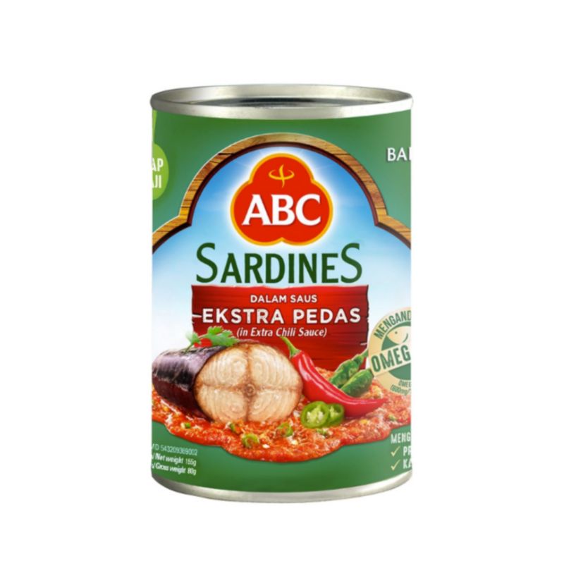 

ABC Sarden Saus Ekstra Pedas 155 g