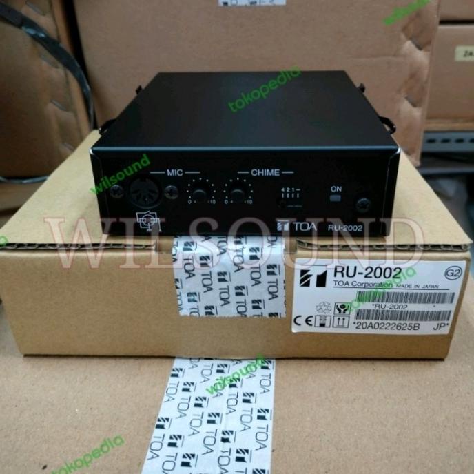 AMPLIFIER CONTROL UNIT TOA RU2002 RU 2002 ORIGINAL