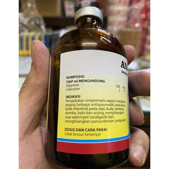 Grosir Analdon Pengganti Sulpidon Medipiron Injeksi 100Ml Anti Demam Anti Radang Sapi Kyx