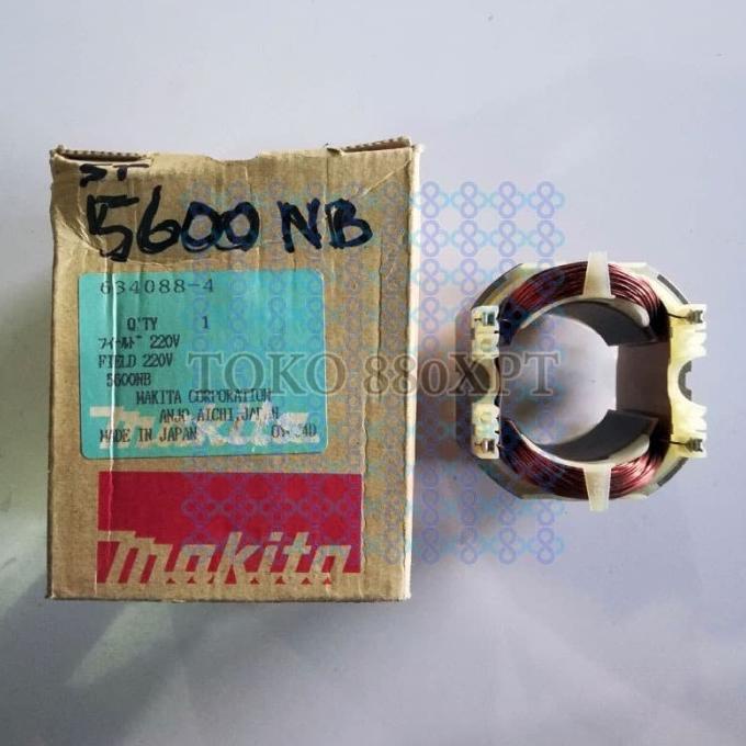 ,,,,,,,] Stator Field Assembly Makita 5600 NB 5600NB Original 634088-4