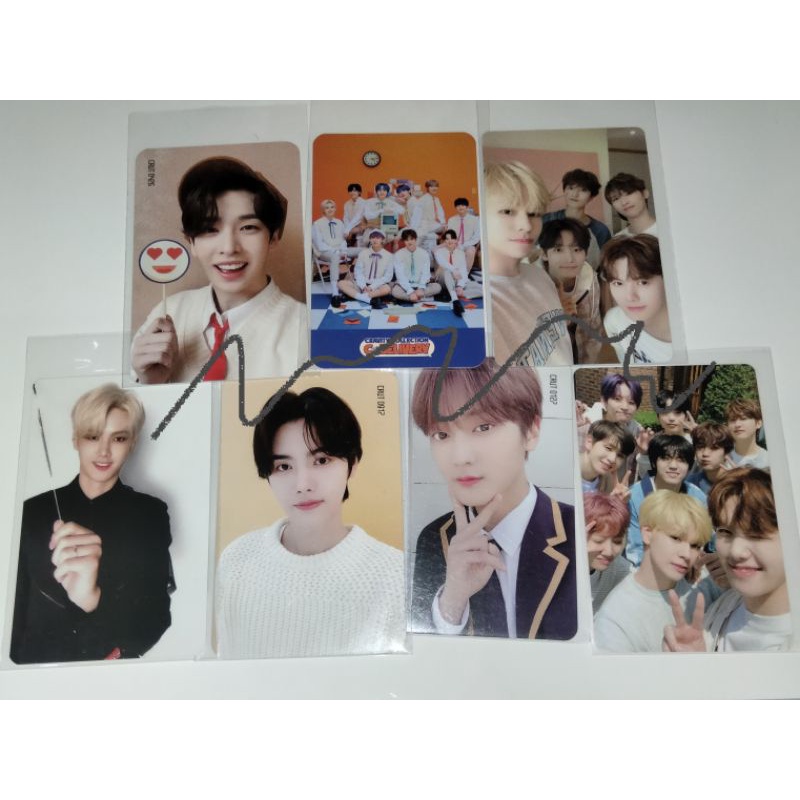 PC PHOTOCARD CRAVITY SERIM ALLEN JUNGMO WOOBIN WONJIN MINHEE HYEONGJUN TAEYOUNG SEONGMIN GRUP UNIT C